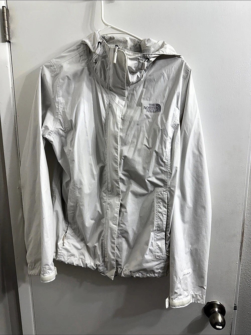The North Face DryVent Hooded Jacket White Size Medium